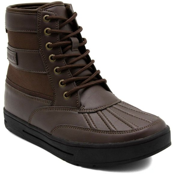 Nautica Other - Nautica Men Duck Boots Brown Sullivan Lace Up 13